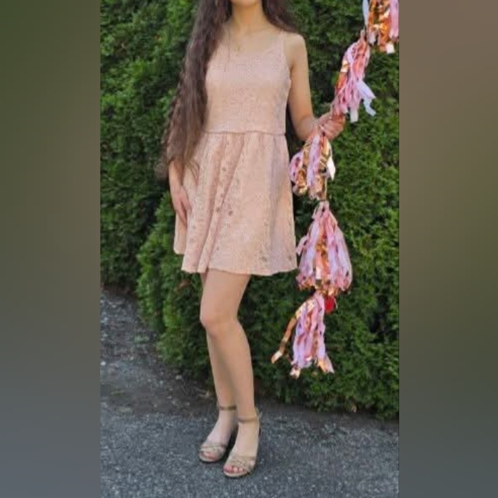 Zenzi EUC pink dress Size XL(14/16y) girls Or women's Size XS